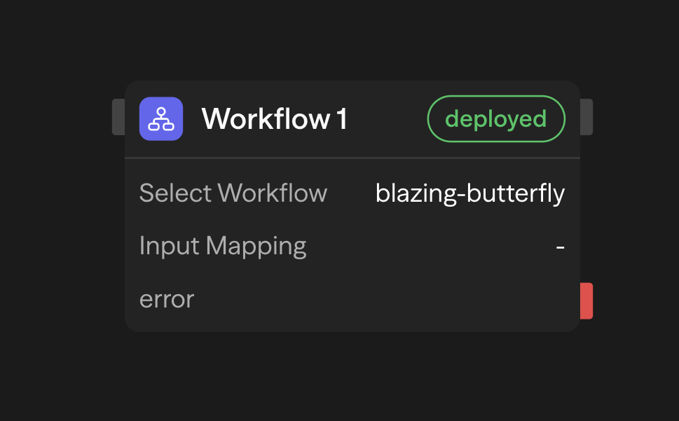 Workflow block configuration